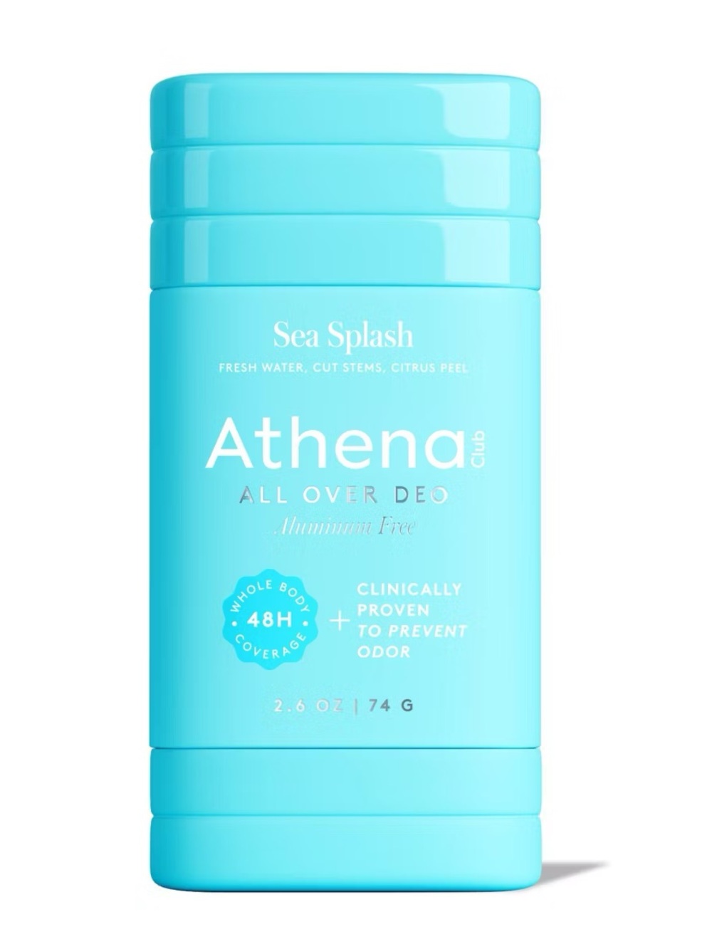 Athena All Over Deo Aluminum Free Deodorant, Sea Splash
